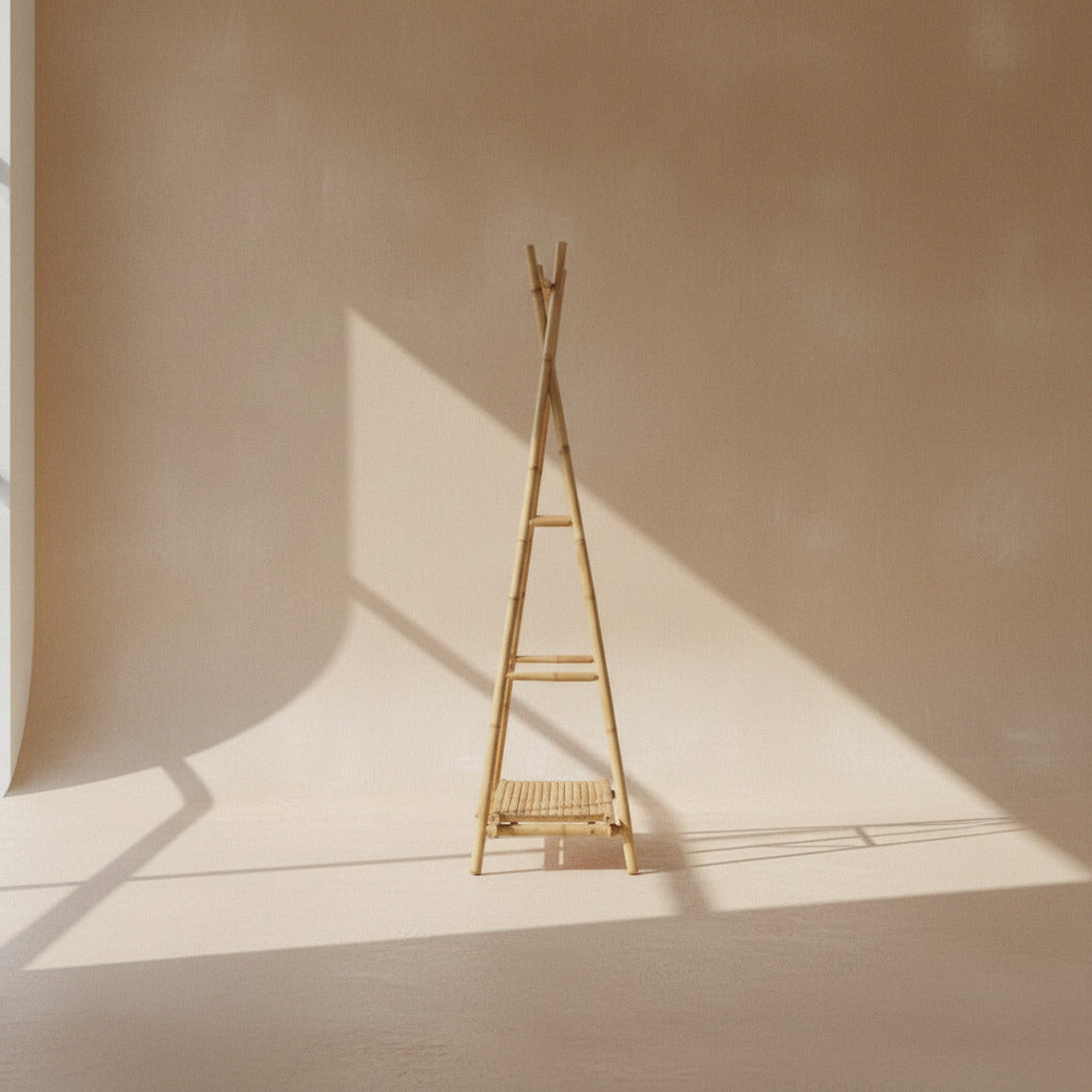 BAMBOO COAT RACK