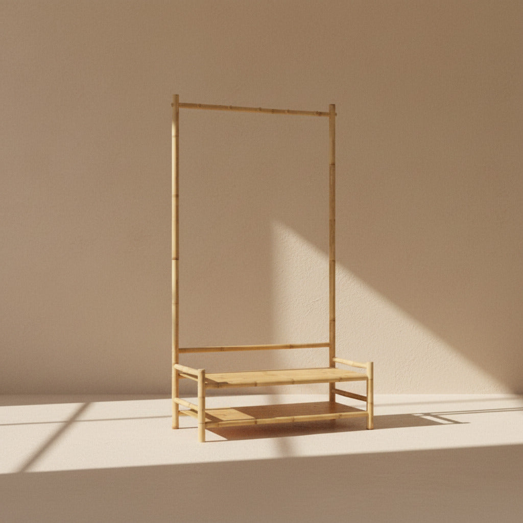 BAMBOO COAT RACK