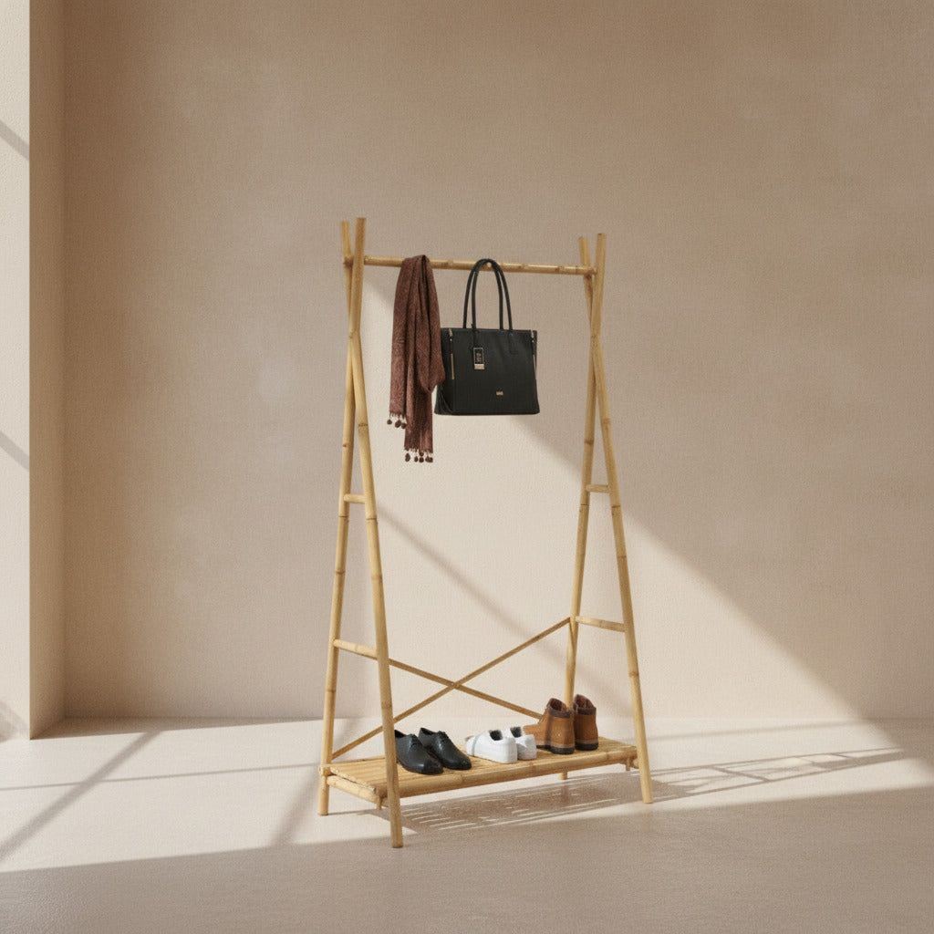 BAMBOO COAT RACK