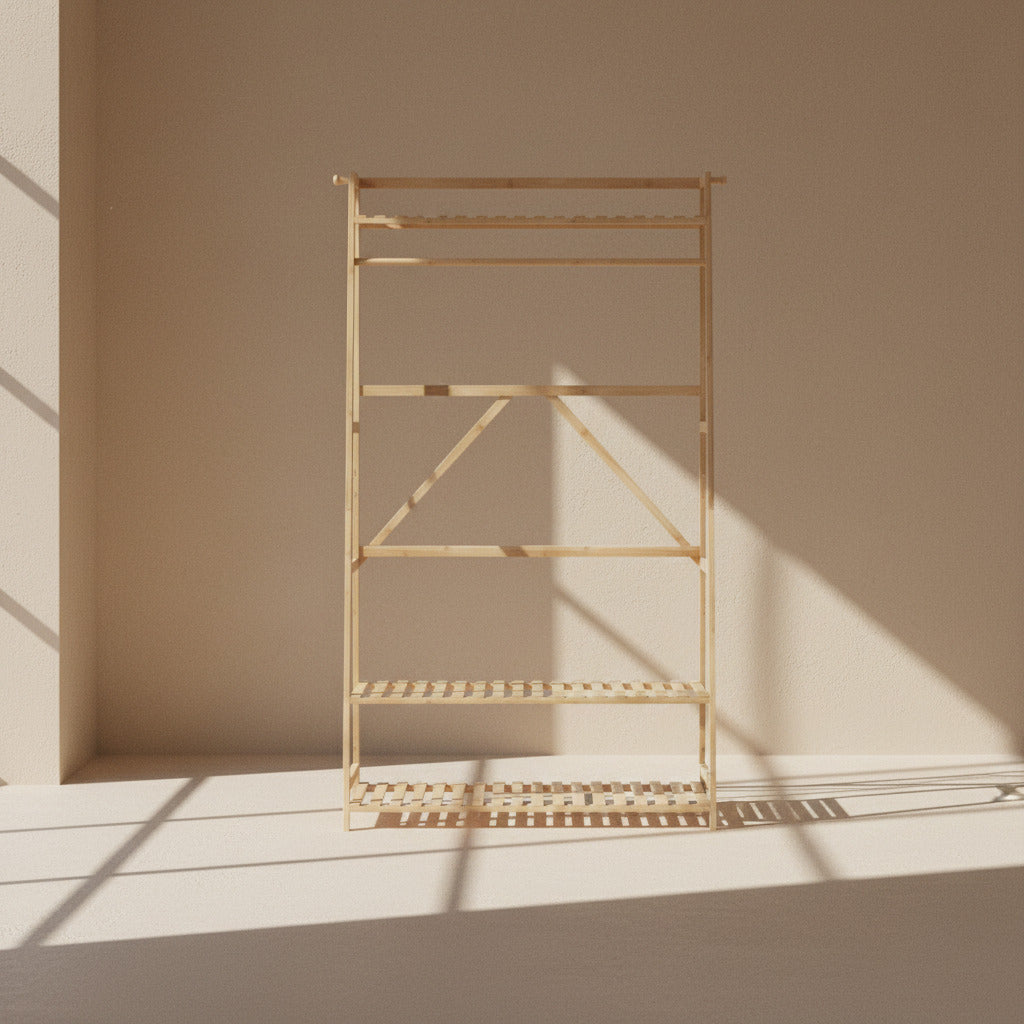 BAMBOO COAT RACK