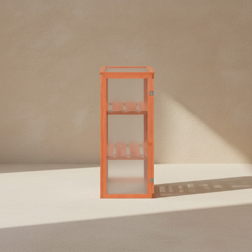 WOOD GREENHOUSE CABINET