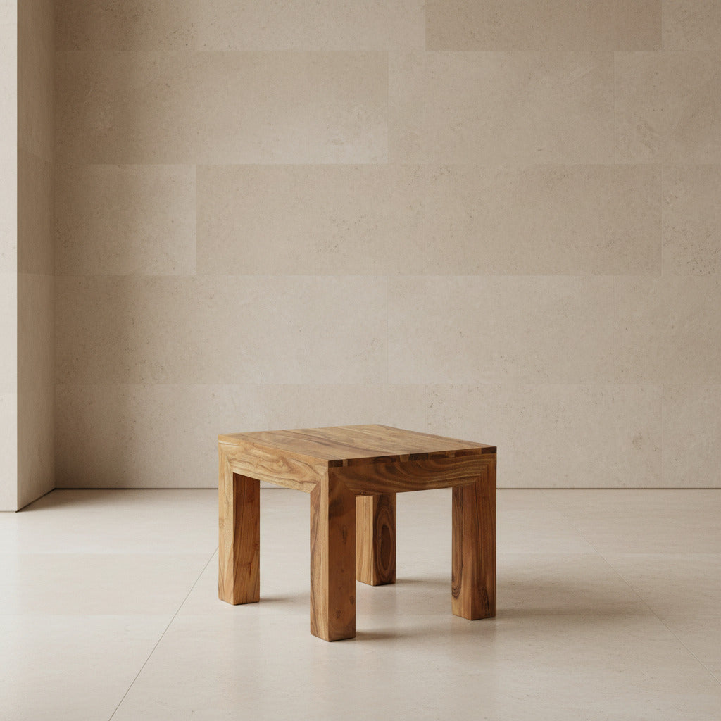 SIDE TABLE ACACIA 45X45X40