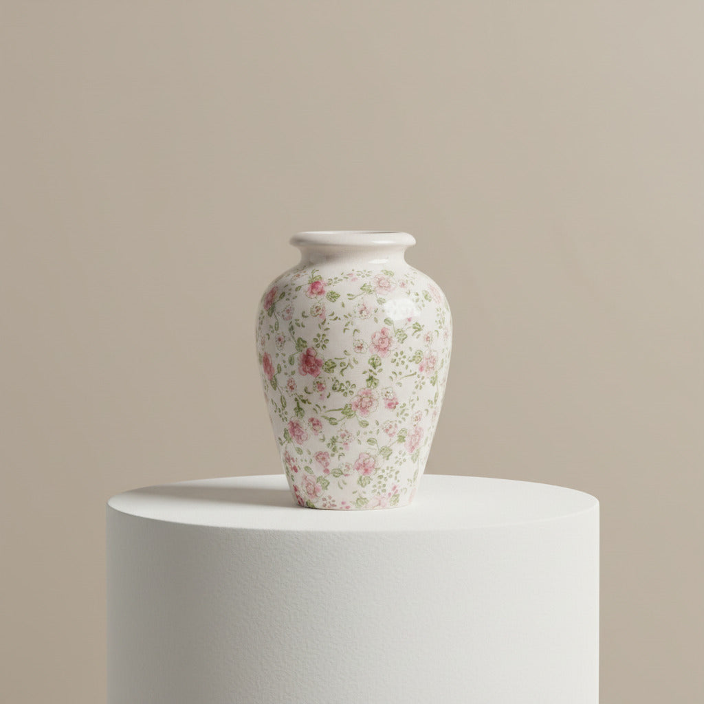 STONEWARE PATTERN VASE