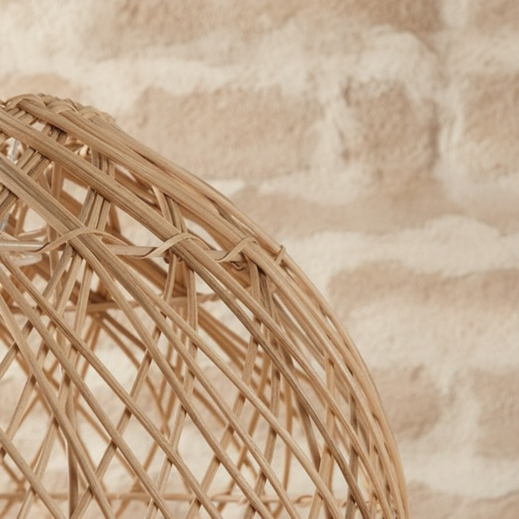 RATTAN LAMP SHADE 30X35X30