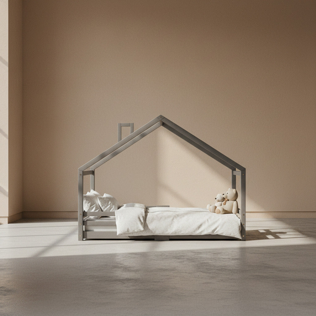 PINE CHILDRENS'S HOUSE BED