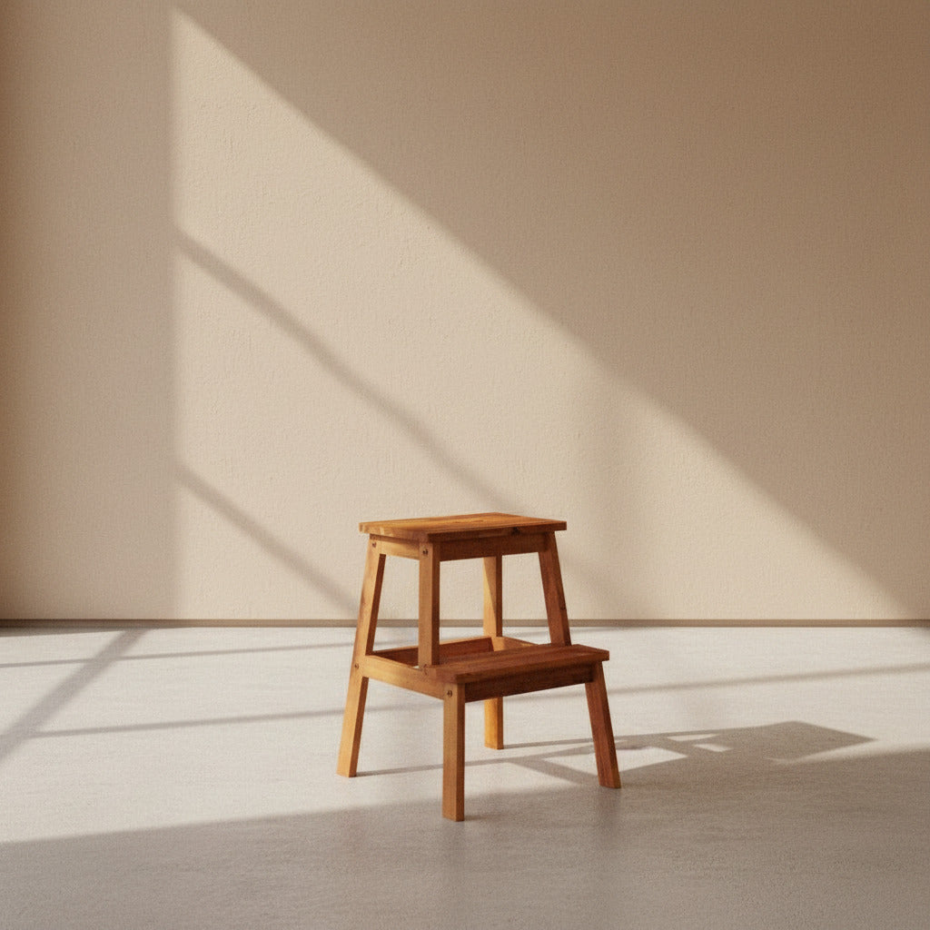 ACACIA STEP STOOL