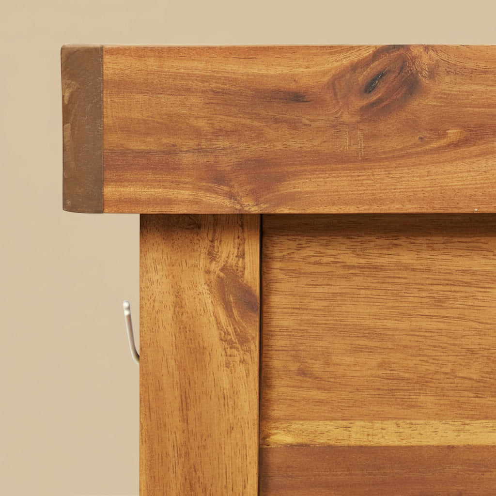 ACACIA PLANTING TABLE WITH ZINC WORKTOP