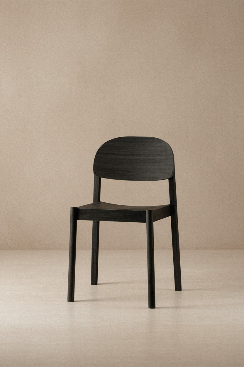 CITIZEN DINING CHAIR OAK AND PLAYWOOD