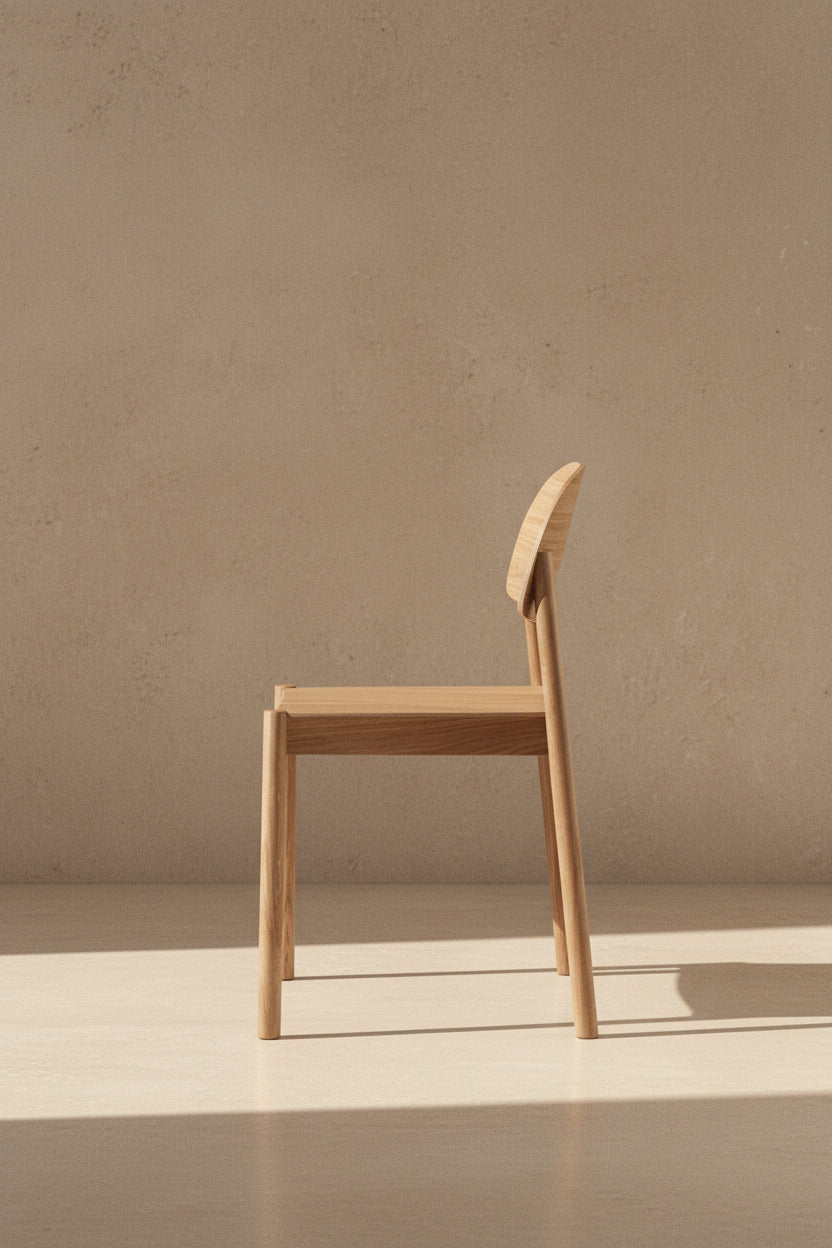 CITIZEN DINING CHAIR OAK AND PLAYWOOD
