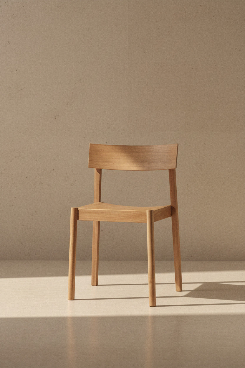 CITIZEN DINING CHAIR OAK AND PLAYWOOD