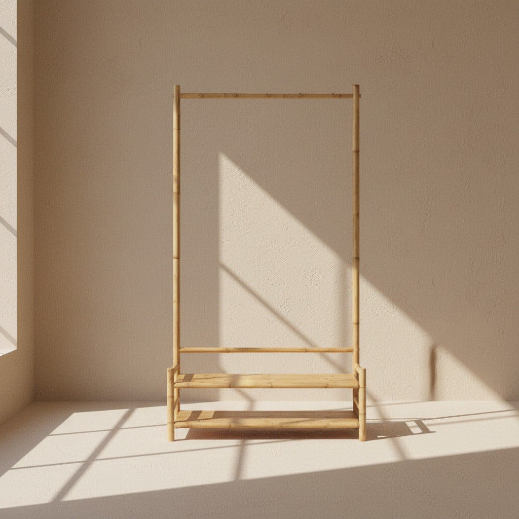 BAMBOO COAT RACK