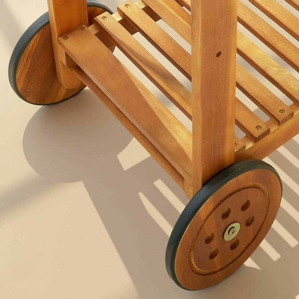 ACACIA SERVING TROLLEY