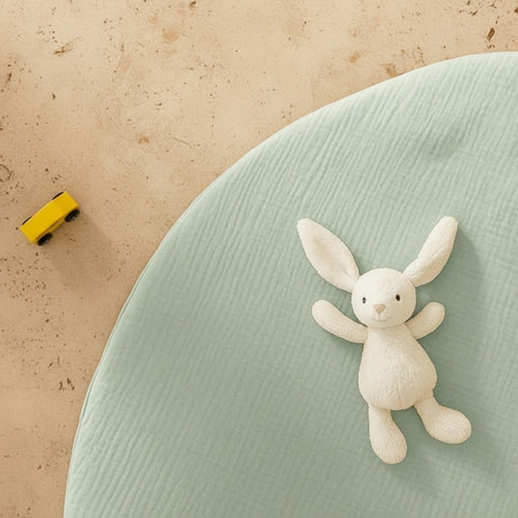 ORGANIC COTTON ACTIVITY MAT GREEN