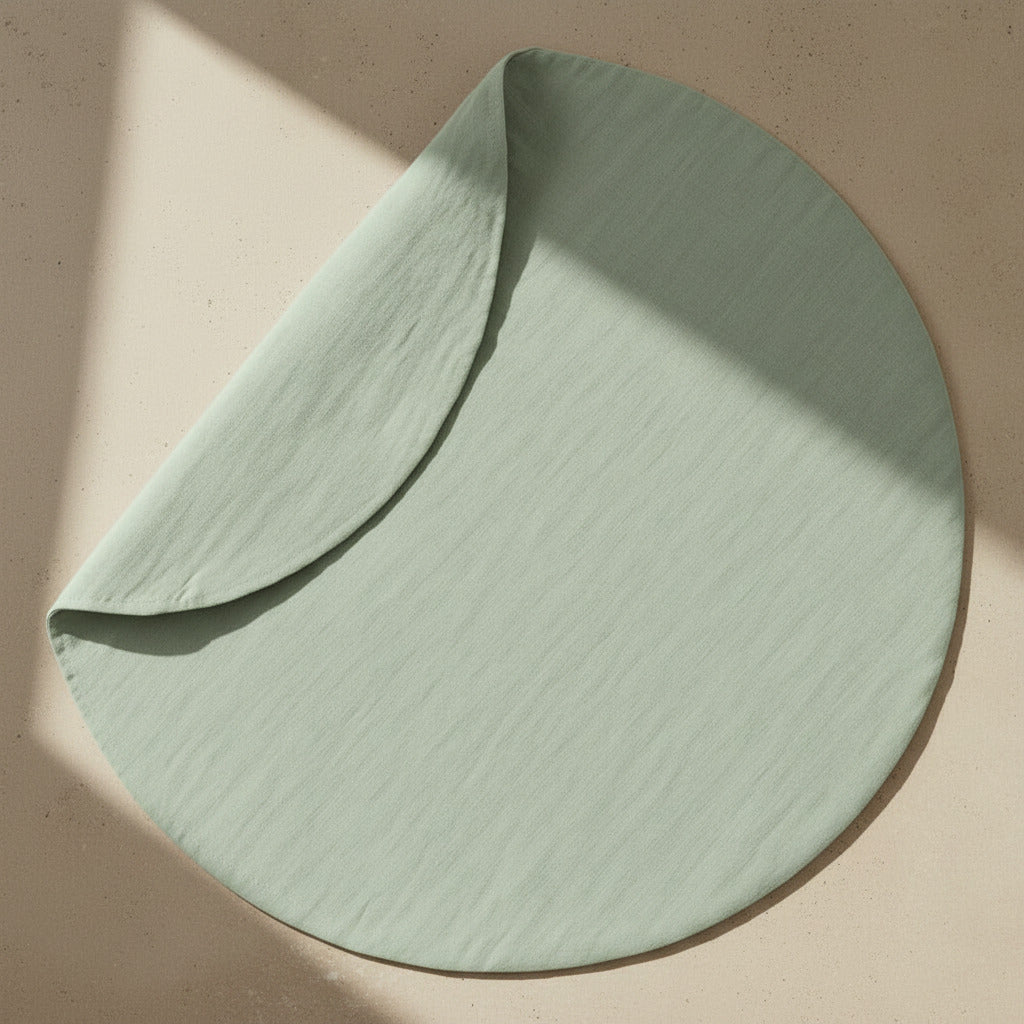 ORGANIC COTTON ACTIVITY MAT GREEN