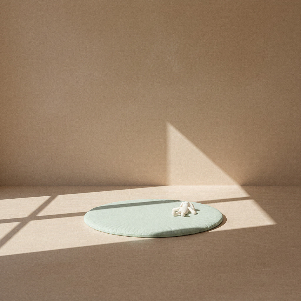 ORGANIC COTTON ACTIVITY MAT GREEN