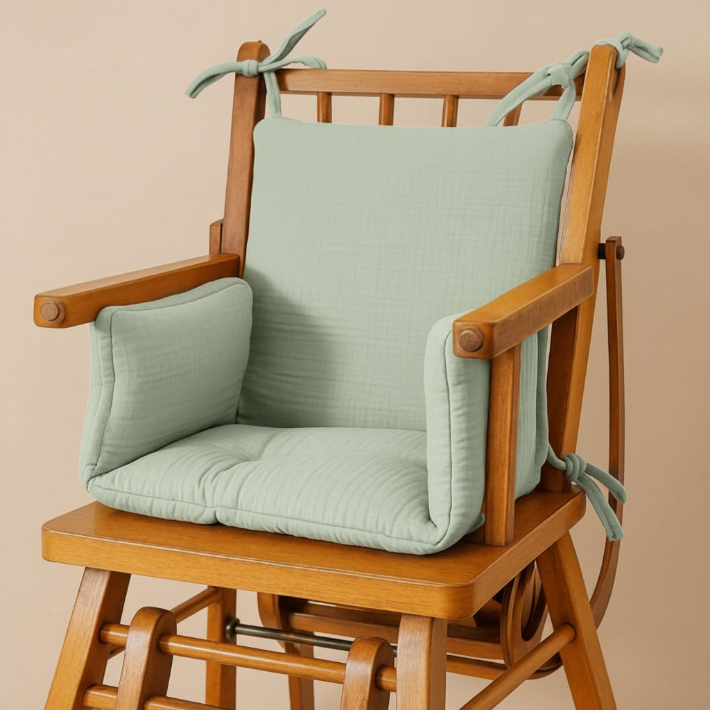 ORGANIC COTTON CUSHION GREEN