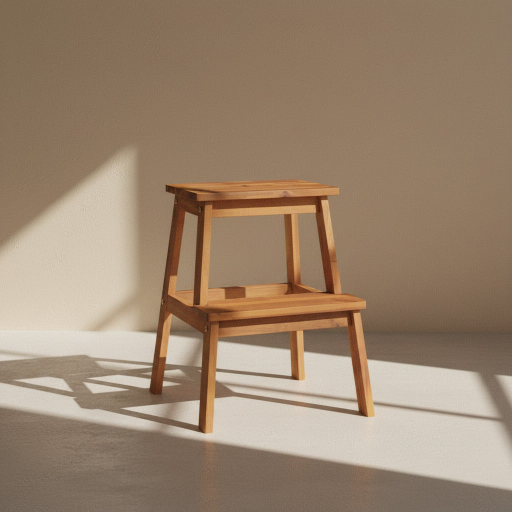 ACACIA STEP STOOL
